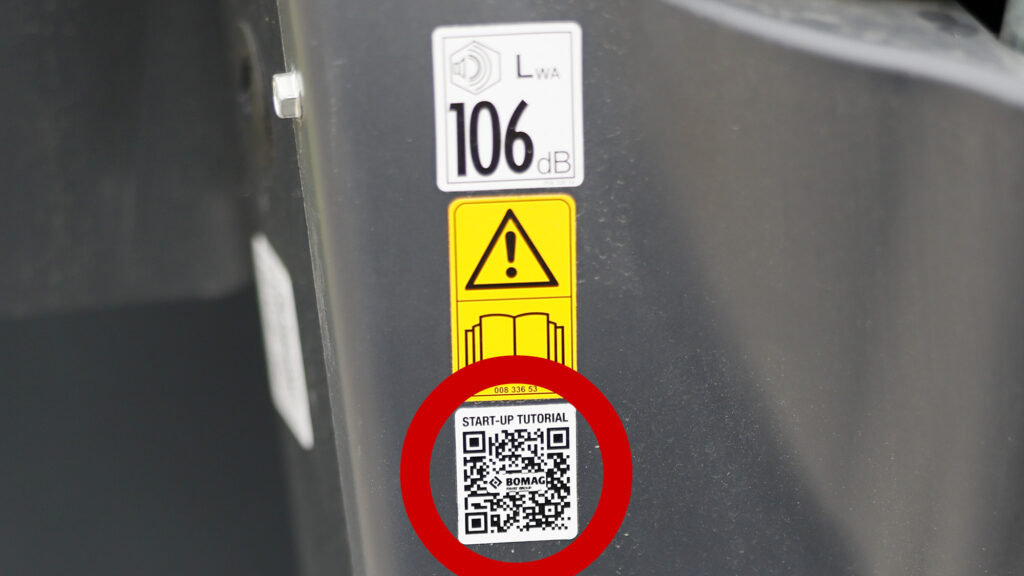 BOMAG INTRODUCES QR CODE TO HELP OPERATORS